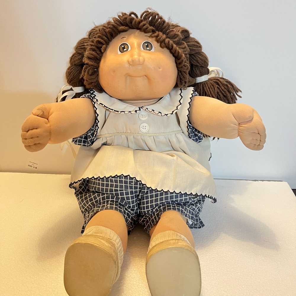 Cabbage Patch Kids Doll 1984 Gale Dori W/Birth Certificate Torn Diaper PL READ